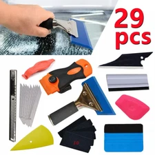 29 PCS Window Tint Tools Kit Car Auto Film Tinting Scraper Squeegee Installation
