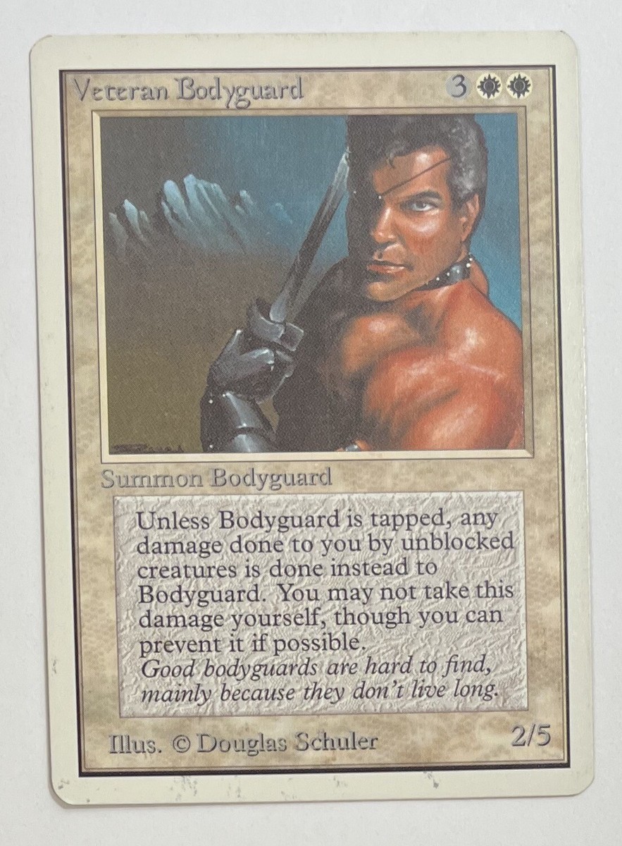 マジック：ザ・ギャザリング MTG veteran bodyguard Veteran Bodyguard · Revised Edition (3ED) #42 · Scryfall