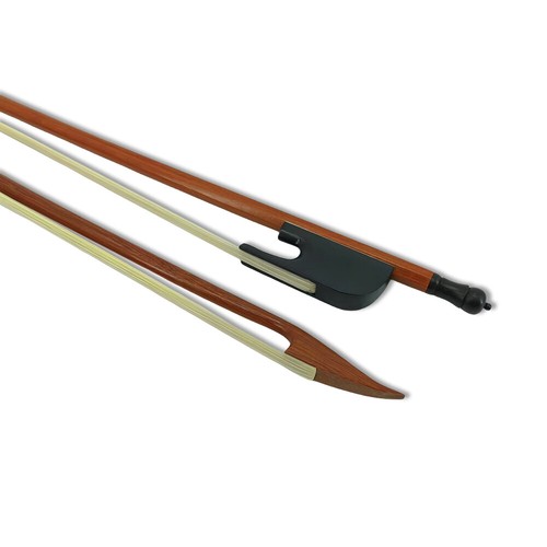 New 4/4 Cello Bow Baroque Bow Straight ebony frog High Quality Natural Bow Hair - Picture 9 of 11