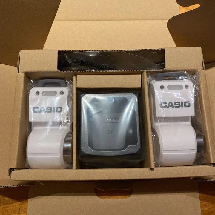 CASIO Logosease 2 Dive Transceiver LGS-RG005 Set of White ,Used from Japan.
