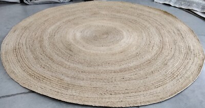 NATURAL 9' X 9' RD Broken Thread Rug, Reduced Price 1172757948 NFB249A-9R