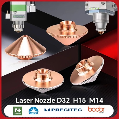Laser Nozzle D32 H15 M14 Single Double for Raytools BT240 BM114 BM110
