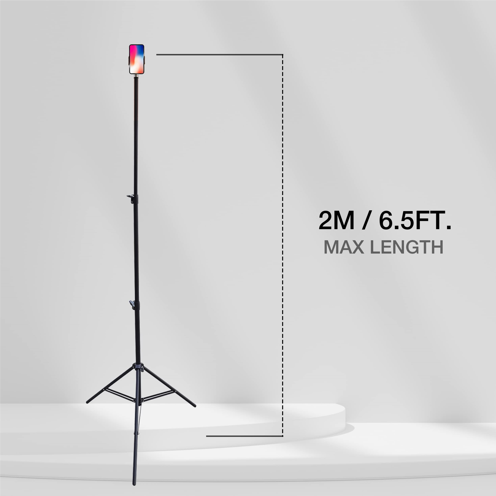 Phone Tripod Stand 78-inch Extendable 360° Panorama Wireless Remote Control NEW