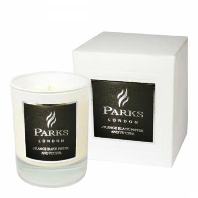 Parks London Candle Orange Black Pepper Vetiver 30cl BB11