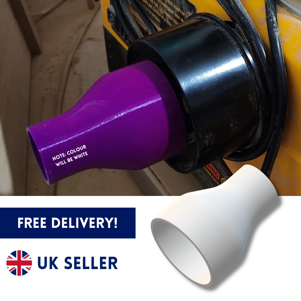 Planer Dust Collection Adapter – Fits DeWalt DW735 & DW735X, Chip Extraction Fitting For Shop Vac, Portable Thickness Planer Accessory
