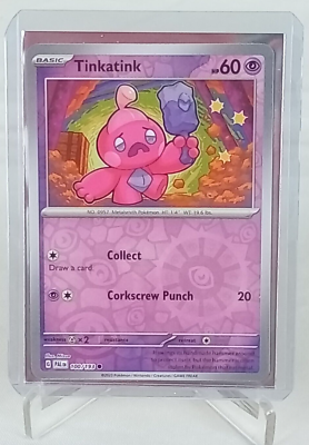 ティンク★ Tinkatink Hp 60 Holo #100 Pokémon Card 2023 | eBay