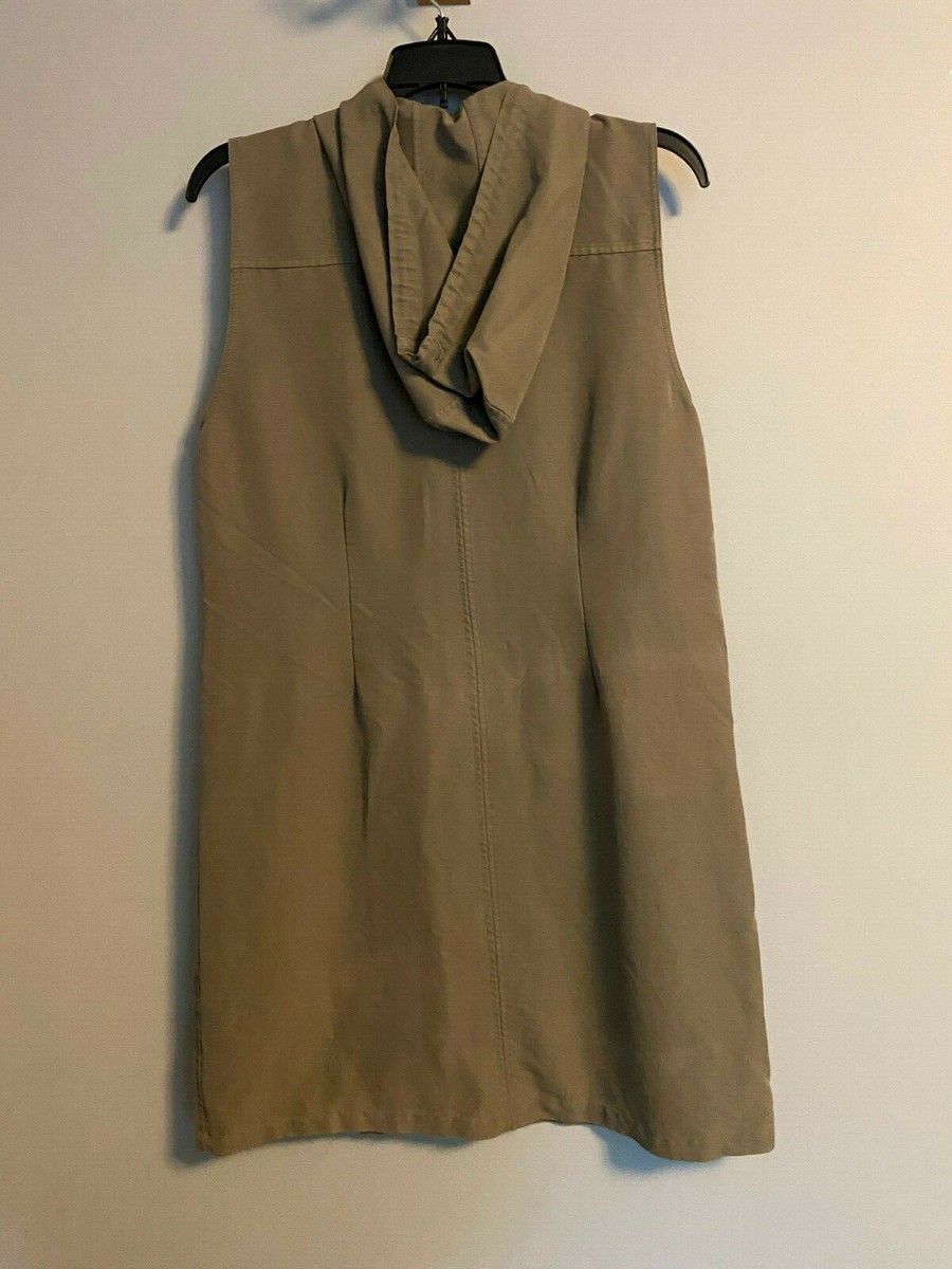 Robe Pour Femme HSZ Studio - Taille M Longue Sans Manches - Couleur Olive Unie - Occasion TB