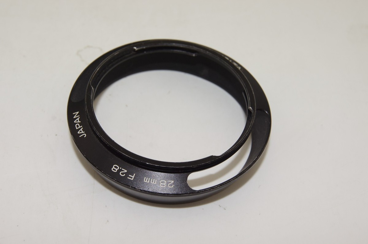 Minolta 28mm f2.8 M-Rokkor Shade Hood f/ CLE Camera | eBay