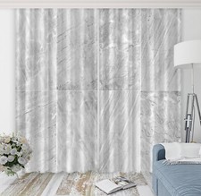 3D Light Gray Marble ZHUA4083 Photo Curtain Window Blockout Fabric Amy 2023