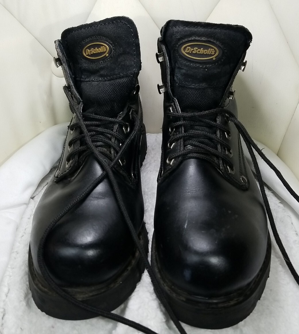 Schoolls Steel Toe Safety Boots ASTM/ F2413-11SIZE BLACK