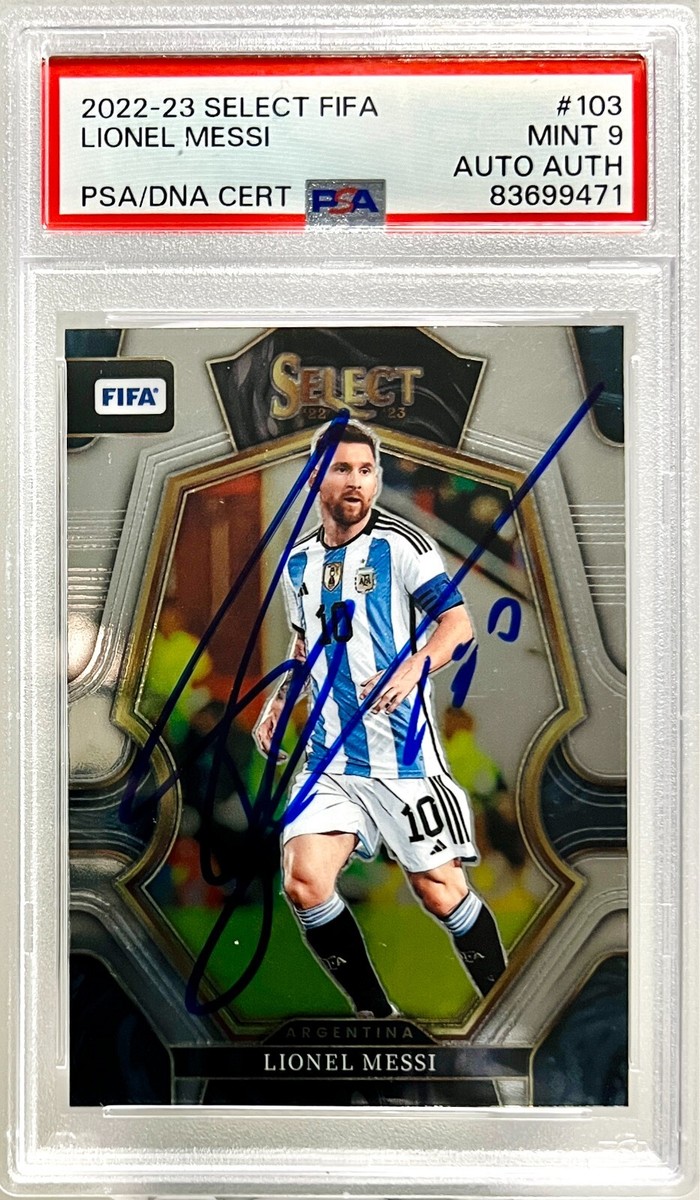 メッシ ジャージーカード 2022 Panini Select PSA鑑定済 メッシ ジャージーカード 2022 Panini Select PSA鑑定済