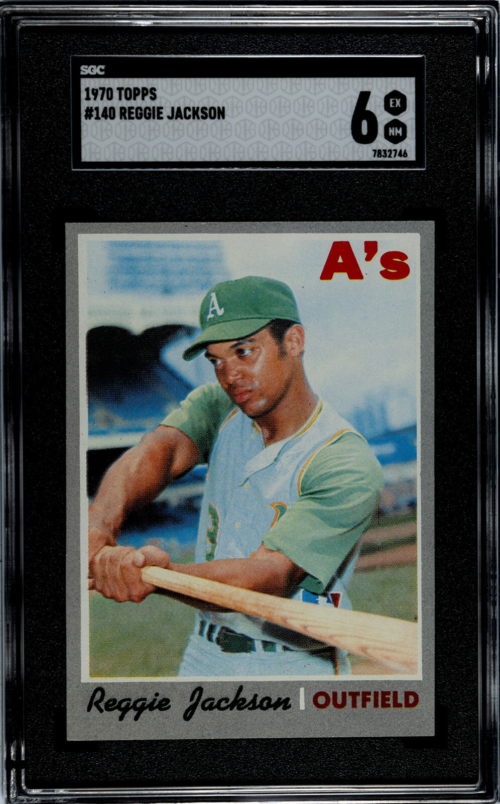 1970 Topps Reggie Jackson #140 SGC 6 (Nice Card)