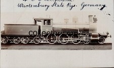 Wurtemburg State Railways Germany 4-6-0 Compound engine Real photo Postcard