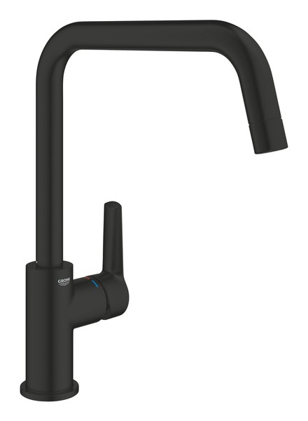 Grohe Start Einhand-SpüLtischbatterie Mit U-Auslauf - Mattschwarz - 304702430-image