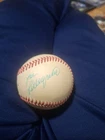 JOE PELLEGRINO Broadcast Pioneers Hall of Fame Signed Baseball