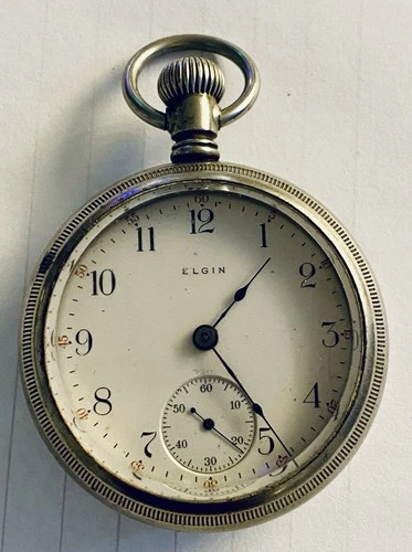 1910 Elgin Model 5 Grade 317 18s 15j Pocket Watch Rare Nice Running Antique