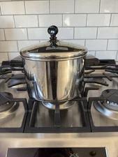 Farberware Aluminum Clad Stainless Steel 3QT Stock Pot With Lid EUC