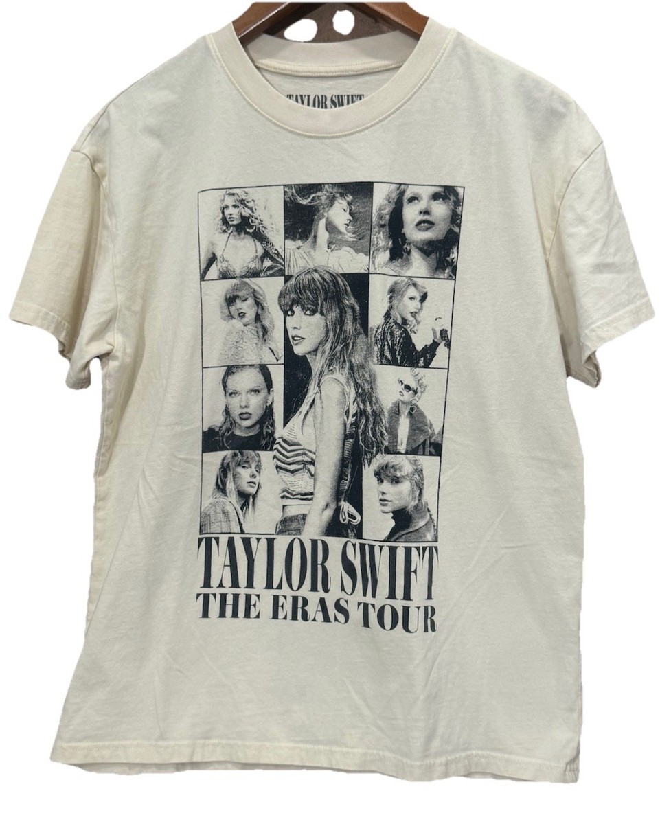 Taylor Swift The ERAS Tour Official Licensed Beige Shirt Size M