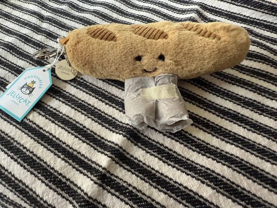 Jellycat Amuseables Baguette Bag Charm - Image 2 of 4