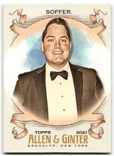 2021 Topps Allen & Ginter Ben Soffer Baseball Cards #297