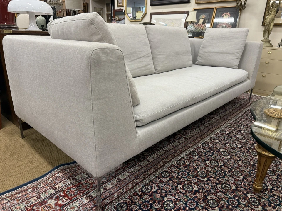 Impresionante sofá B&B Italia Charles diseñado por Antonio Citterio venta al por menor $12,400.00 Foto 3 de 4