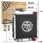3 ROW ALUMINUM RADIATOR FOR 1963-65 FORD MUSTANG 1964-1966  FALCON COMET AT V8