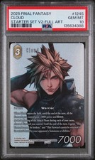 Final Fantasy TCG Starter Set 2025 Vol.2 Cloud Full Art PSA 10