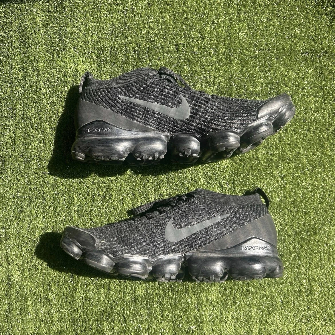 Nike Air VaporMax Flyknit 3 Triple Black for Sale | Authenticity