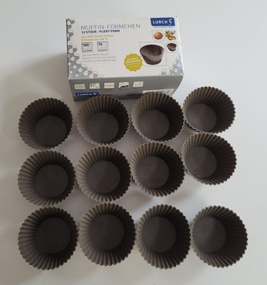 Lurch FlexiFörmchen / Muffinförmchen 12er Set aus aus 100%  Silikon