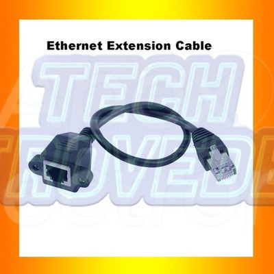 30cm  RJ45 Ethernet Male To Female Extension Cable LAN Network for Laptop PC