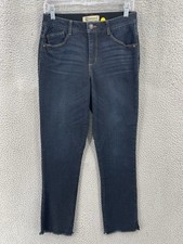 Democracy Skinny Jeans Ab Technology Women's Size 4 Stretch Dark Wash Blue 11322
