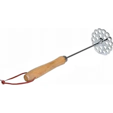 IMUSA IMU-71125 Potato Masher with Wood Handle