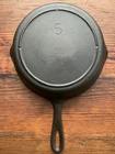 Three Notch Lodge Cast Iron Skillet #5, Restored
