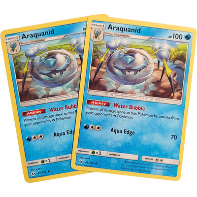 Uncommon Araquanid 46/149 2017 SM Base Set (SM01) Pokémon TGC Two Cards Set Mint