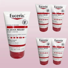 EUCERIN ECZEMA PRONE SKIN ECZEMA RELIEF BODY CREAM 5 OZ NWOB LOT OF 5