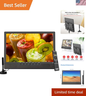 #ad Versatile 14#x27;#x27; Battery Powered TV with HDMI USB Ideal for Outdoor Fun $153.86