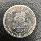 VIPCOINS 1 Gram .999 Fine Silver Round 1g Silver Bullion Investment