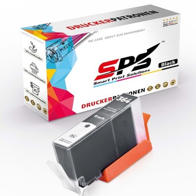 364XL Tintenpatrone Kompatibel für HP Photosmart Premium C 310 B | 1x Schwarz