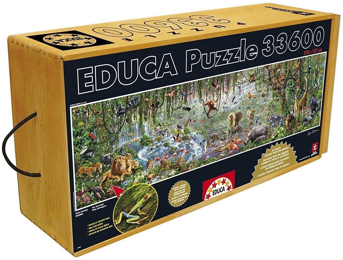 世界最大級 Educa 33600ピース ジグソーパズル未開封 Wildlife NEW EDUCA Jigsaw Puzzle BIG 33 600 Pieces 14+ Ages Wild Life | eBay