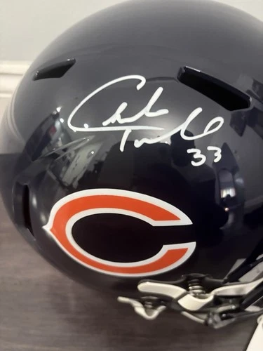 Charles Tillman Signed Bears Full Size Speed Replica Helmet