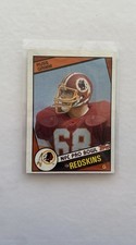1984 Topps #381 Russ Grimm RC HOF Washington Redskins Rookie Card NM. rookie card picture