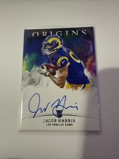 2021 Panini Origins Jacob Harris Rookie On Card Autograph Los Angeles Rams!. rookie card picture