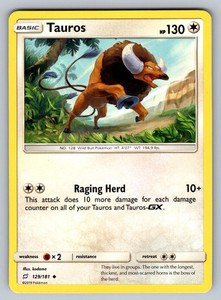 Tauros 129/181 Team Up Uncommon