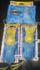 Peeps Cat Toys Bunny Cat Stick  Catnip Toy Set Of All 3 Blue Yellow