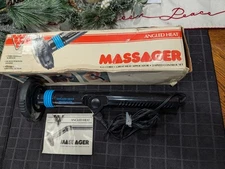 GNC 2 SPEED HEATED ANGLED WAND MASSAGER WITH VIBRATING ACTION WORKS