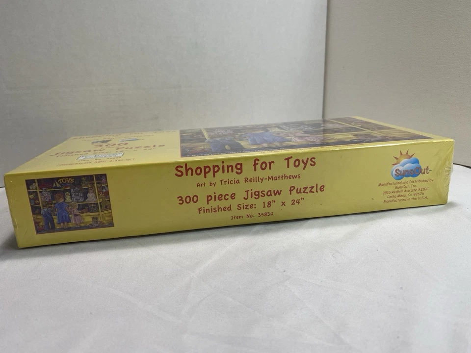 Rompecabezas Antes de que hubiera centros comerciales compras de juguetes 300 piezas NUEVO Hecho en EE. UU. Foto 2 de 4