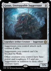 Graaz, Unstoppable Juggernaut #229 Foil Phyrexia: All Will Be One