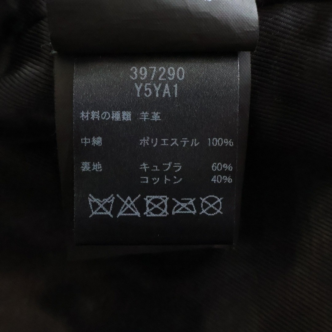 SAINT LAURENT PARIS 15AW L01 CLASSIC MOTORCYCLE LEATHER RIDERS JACKET BLACK Used thumbnail 7