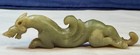 New ListingChinese Natural Hetian Jade Carved Fengshui Pixiu Beast Wealth Bixie Statue