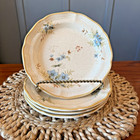Mikasa Garden Club Day Dreams 7.5" Salad/Dessert Plates Set of 4 Vintage Japan